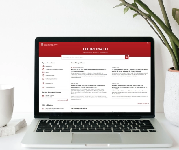 Lancement de la nouvelle version du portail officiel du droit monégasque Legimonaco.mc